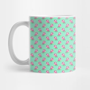 Watercolor Watermelon Sloth Pattern Mug